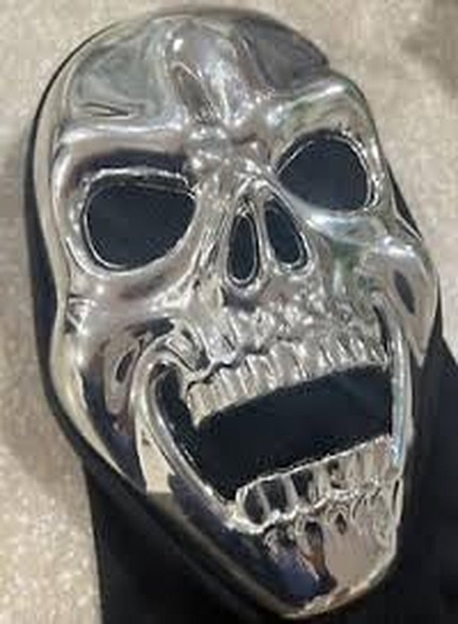 ASBK Decorative Face Masks Collection, Party and Halloween Masks,Various theme Mask Designs (Silver SKull Mask) - Image 2